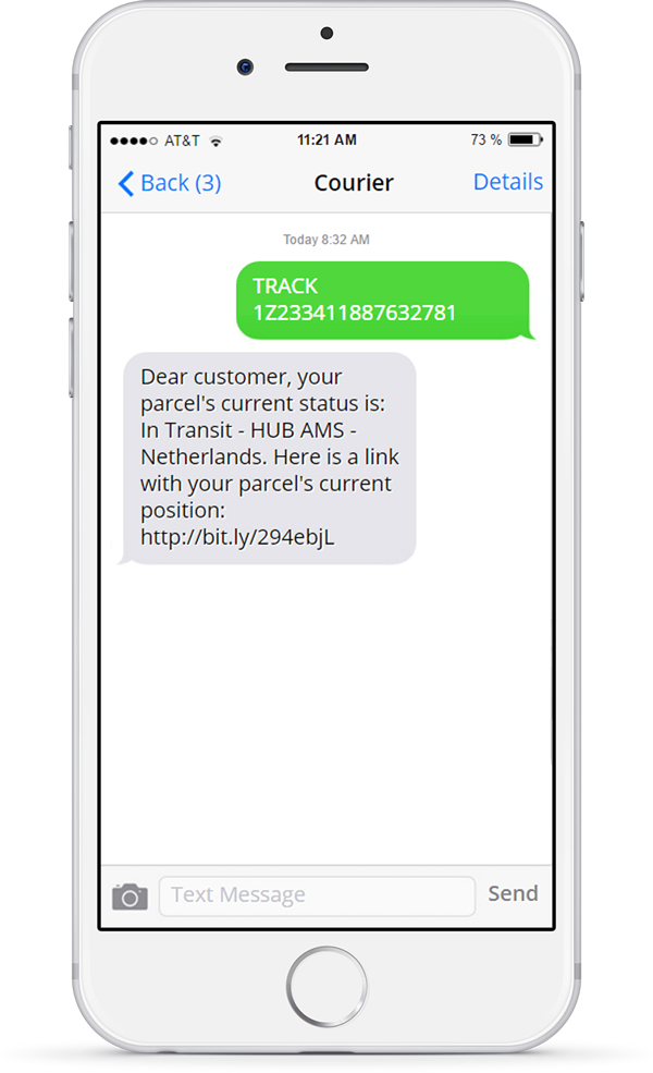 Receive text messages with 2-way SMS Receive text messages with 2-way SMS